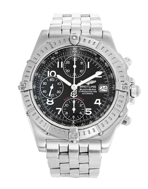 used breitling blackbird watch